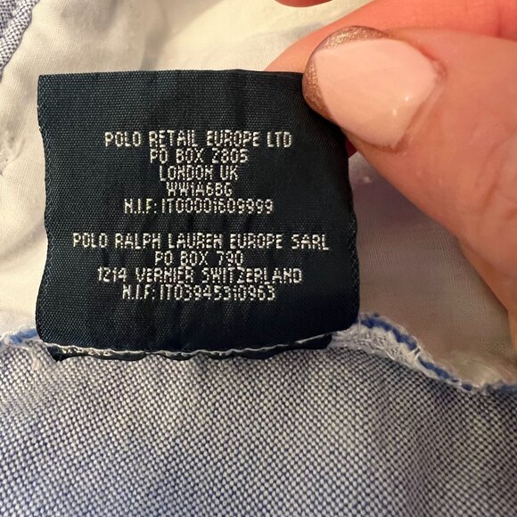 Polo By Ralph Lauren Shorts Mens Bermuda Slash Pockets Light Blue Size 30‎ - Picture 6 of 9